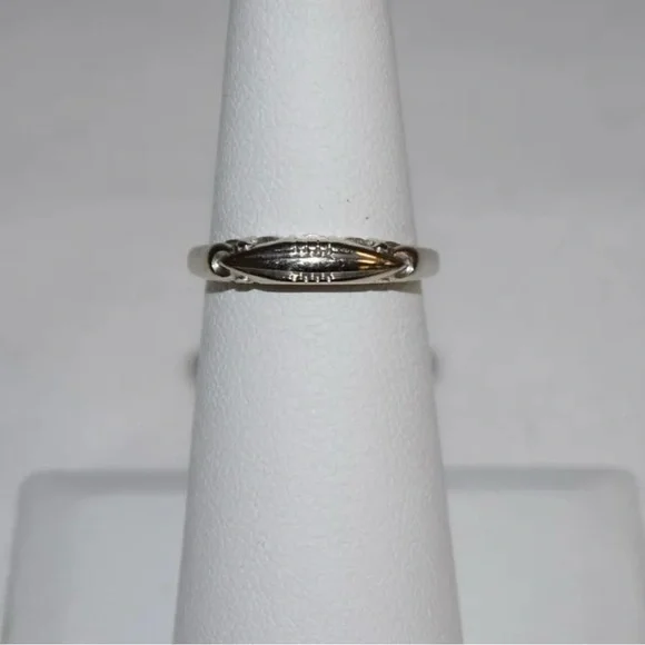 14k white gold ring - Picture 7 of 8